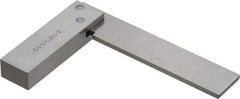 Value Collection - 2-1/2" Blade Length, 1-1/2" Base Length Steel Square - 0.0003" Accuracy, Beveled Edge - Apex Tool & Supply