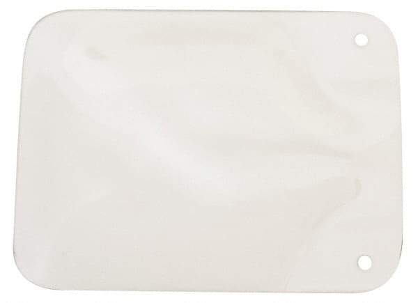 PRO-SAFE - Polycarbonate Concave Shield - 16" Wide x 20" Long x 1/8" Thick, Magnetic Base, For General Purpose Use - Apex Tool & Supply