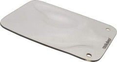 PRO-SAFE - Polycarbonate Concave Shield - 6" Wide x 8" Long x 1/8" Thick, Magnetic Base, For General Purpose Use - Apex Tool & Supply