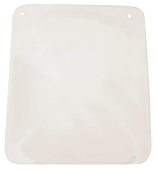 PRO-SAFE - Polycarbonate Concave Shield - 10" Wide x 12" Long x 1/8" Thick, Magnetic Base, For General Purpose Use - Apex Tool & Supply