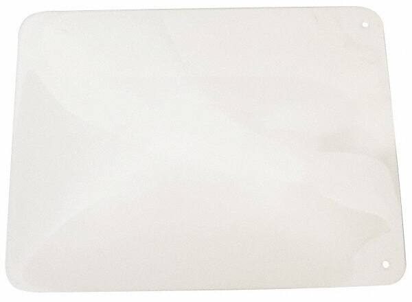 PRO-SAFE - Polycarbonate Concave Shield - 12" Wide x 16" Long x 1/8" Thick, Magnetic Base, For General Purpose Use - Apex Tool & Supply