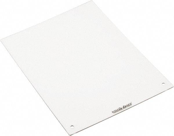 PRO-SAFE - Polycarbonate Flat Shield - 12" Wide x 16" Long x 1/8" Thick, Magnetic Base, For General Purpose Use - Apex Tool & Supply