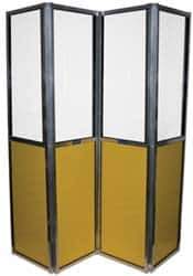 PRO-SAFE - Portable Panel Guards Type: Modular Machine Guard (4 Panel) Lower Panel Type: Safety - Apex Tool & Supply