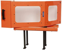 Flexbar - 10 to 32 Inch Max Chuck Size, Lathe Guard - 19-3/4 Inch Wide - Apex Tool & Supply