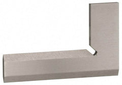 Value Collection - 7-7/8" Blade Length, 5" Base Length Steel Square - 0.0016" Accuracy, Beveled Edge - Apex Tool & Supply