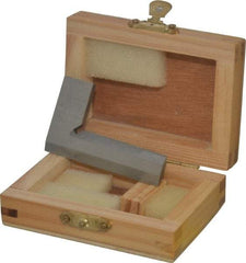 Value Collection - 2-1/2" Blade Length, 1-1/2" Base Length Steel Square - 0.0011" Accuracy, Beveled Edge - Apex Tool & Supply