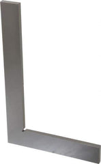Value Collection - 8-1/2" Blade Length, 5-1/8" Base Length Tool Steel Square - 0.0016" Accuracy - Apex Tool & Supply