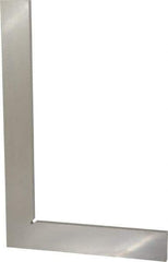 Value Collection - 10-1/2" Blade Length, 6-3/8" Base Length Tool Steel Square - 0.0018" Accuracy - Apex Tool & Supply