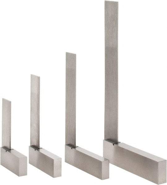 Value Collection - 4 Piece, 2, 2-3/8, 3, 4 Inch Base Length, 2, 3, 4, 6 Inch Blade Length, Square Set - Steel, Includes 4 Pc. Set of 2-6 Inches - Apex Tool & Supply