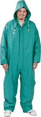 OnGuard - Size 3XL, Green, Chemical Coverall - 1 Pocket, Open Ankle, Open Wrist - Apex Tool & Supply