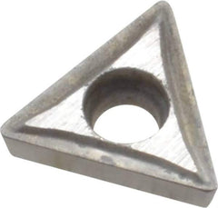 APT - TPGH21.51 Grade C5/C6 Carbide Turning Insert - 60° Triangle, 1/4" Inscr Circle, 3/32" Thick, 1/64" Corner Radius - Apex Tool & Supply