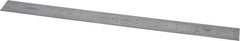 PEC Tools - 12" Long, 1/100, 1/64, 1/32, 1/10" Graduation, Rigid Steel Rule - 5R Graduation Style, 1" Wide, Silver, Satin Chrome Finish - Apex Tool & Supply