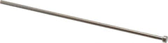 Gibraltar - 2.2mm Pin Diam, 4mm Head Diam x 2mm Head Height, 100mm OAL, Straight Ejector Pin - Steel, 98mm Pin Length - Apex Tool & Supply