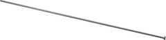 Gibraltar - 2.2mm Pin Diam, 4mm Head Diam x 2mm Head Height, 250mm OAL, Straight Ejector Pin - Steel, 248mm Pin Length - Apex Tool & Supply