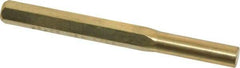 Made in USA - 5/16" Pin Punch - 3-1/2" OAL, Brass - Apex Tool & Supply