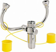 Bradley - Faucet Mount, Stainless Steel Bowl, Eyewash Station - 3/8" Inlet, 30 to 90 psi Flow, 0.4 GPM Flow Rate - Apex Tool & Supply