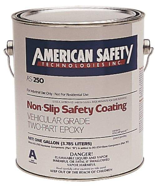 American Safety Technology - 5 Gal Gray Antislip Epoxy - Apex Tool & Supply