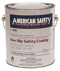 American Safety Technology - 5 Gal Black Antislip Epoxy - Apex Tool & Supply