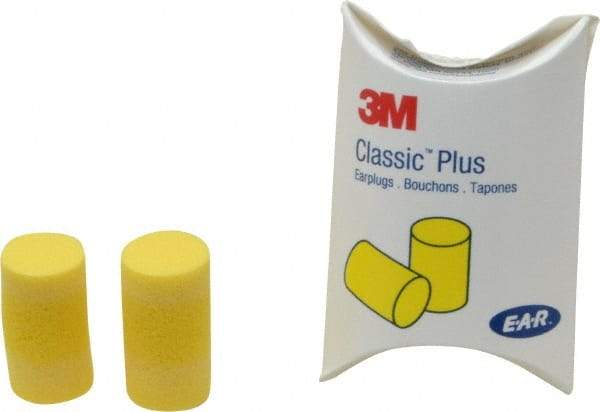 3M - Disposable, Uncorded, 33 dB, Barrel Earplugs - Yellow, 200 Pairs - Apex Tool & Supply