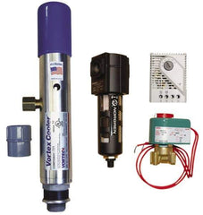 Vortec - 1,500 BTU per Hour, Vortex Enclosure Cooler with Thermostat - 1/4 NPT Thread, 25 Cubic Ft. per min - Apex Tool & Supply