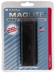 Mag-Lite - Leather Mini/Pocket Flashlight Belt Holster - Black, Compatible with Maglite AA Batteries - Apex Tool & Supply