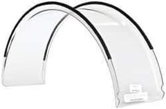 Flexbar - 24 Inch Long x 8 Inch Wide x 24 Inch High/Thick Lexan Replacement Shield - For Use With Flexbar - Latheguard Shield - Apex Tool & Supply