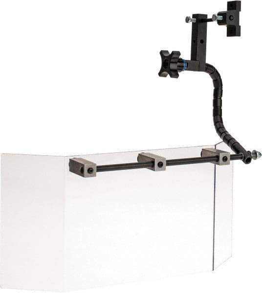 Flexbar - Milling Machine Guards Type: Visor Guard with Base Shield Width (Inch): 8 - Apex Tool & Supply