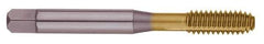 OSG - 3/4-10 UNC H13 Thread Limit Modified Bottoming Thread Forming Tap - Cobalt, TiN Finish, 4-1/4" OAL, 2" Thread Length, Right Hand Thread, Series HY-PRO NRT - Apex Tool & Supply