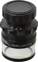 SPI - 8x to 16x Magnification Zoom Comparator - 0.7880 to 0.3940 Inch Field View, 0.005 Inch Increments - Apex Tool & Supply