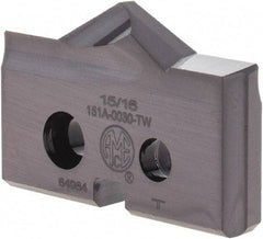 Allied Machine and Engineering - 15/16" Diam x 5/32" Thick, Seat Code 1, Spade Drill Insert - TiAlN Coated, Cobalt, Series T-A - Apex Tool & Supply