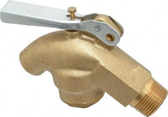 Value Collection - 3/4" NPT Brass Rigid Drum Faucet - Internal Arrester, Self Closing - Apex Tool & Supply