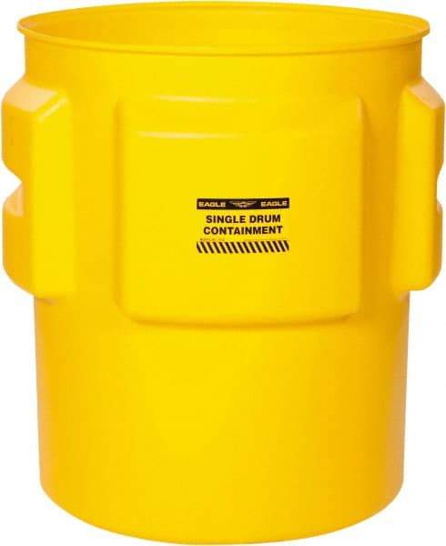 Eagle - 65 Gallon Capacity, No Top, Containment Unit - 55 Gallon Container, Polyethylene, 1000 Lb. Capacity, EPA 40 CFR 264.175 Listing - Apex Tool & Supply