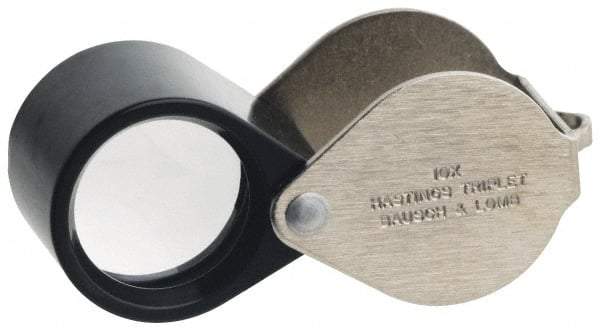 Bausch & Lomb - 14x Magnification, 12.5 mm Lens Diameter, Triplet Glass Lens Loupe - 1 Lens, 51/64 Inch Focal Length - Apex Tool & Supply