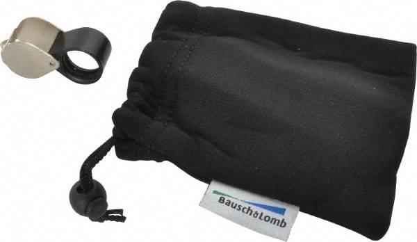 Bausch & Lomb - 10x Magnification, 15.8 mm Lens Diameter, Triplet Glass Lens Loupe - 1 Lens, 1 Inch Focal Length - Apex Tool & Supply
