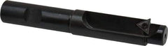 APT - 25/32 Inch Diameter, Solid Pilot, Straight 5/8 Inch Shank Diameter, 1 Insert, Indexable Counterbore - 4-1/2 Inch Overall Length, TPGH 215 Insert - Apex Tool & Supply