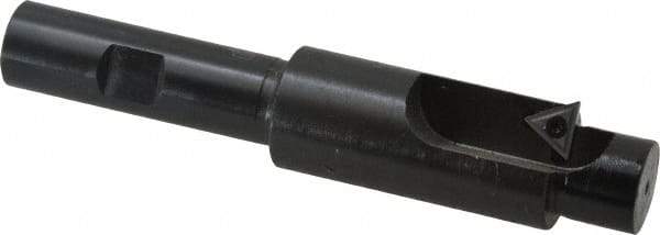 APT - 31/32 Inch Diameter, Solid Pilot, Straight 5/8 Inch Shank Diameter, 2 Insert, Indexable Counterbore - 4-5/8 Inch Overall Length, TPGH 215 Insert - Apex Tool & Supply
