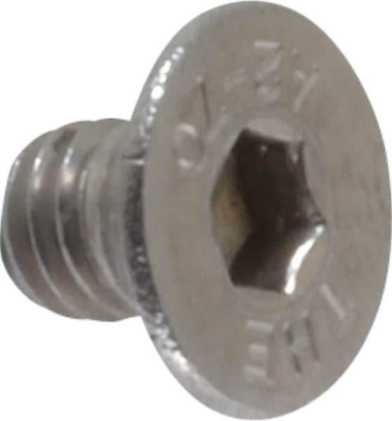 Value Collection - M6x1.00 Metric Coarse Hex Socket Drive, 90° Flat Screw - Grade 18-8 & Austenitic A2 Stainless Steel, Black Oxide Finish, Fully Threaded, 8mm OAL - Apex Tool & Supply