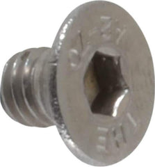 Value Collection - M6x1.00 Metric Coarse Hex Socket Drive, 90° Flat Screw - Grade 18-8 & Austenitic A2 Stainless Steel, Black Oxide Finish, Fully Threaded, 8mm OAL - Apex Tool & Supply