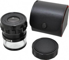 SPI - 10x Max Magnification, 1-3/8 Inch Lense Diameter, Pocket and Hand Held Optical Comparator - Reticle No. 5 - Apex Tool & Supply