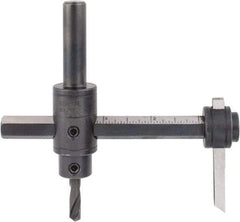 General - 1-3/4 to 7-7/8" Cutting Diam, Circle Cutter Tool - Straight Shank, 1/2" Shank Diam - Apex Tool & Supply