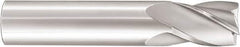 SGS - 3/4", 1" LOC, 3/4" Shank Diam, 3" OAL, 4 Flute, Solid Carbide Square End Mill - Single End, TiN Finish, Spiral Flute, 30° Helix, Centercutting, Right Hand Cut, Right Hand Flute, Series 16 - Apex Tool & Supply