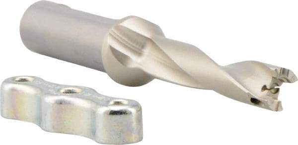 Iscar - 0.472 to 0.488" Diam, 5xD, 2.36" Max Depth, 5/8" Shank Diam, 4.89" OAL, Replaceable Tip Drill - IDI-SG, IDI-SK Insert, DCM Toolholder, Series ChamDrill - Apex Tool & Supply