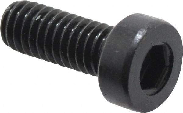 Holo-Krome - M4x0.70 Metric Coarse Hex Socket Drive, Low Socket Cap Screw - Grade 10.9 Alloy Steel, Black Oxide Finish, Fully Threaded, 10mm Length Under Head - Apex Tool & Supply