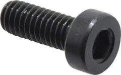 Holo-Krome - M4x0.70 Metric Coarse Hex Socket Drive, Low Socket Cap Screw - Grade 10.9 Alloy Steel, Black Oxide Finish, Fully Threaded, 10mm Length Under Head - Apex Tool & Supply