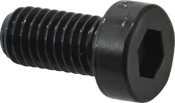 Holo-Krome - M8x1.25 Metric Coarse Hex Socket Drive, Low Socket Cap Screw - Grade 10.9 Alloy Steel, Black Oxide Finish, Fully Threaded, 16mm Length Under Head - Apex Tool & Supply
