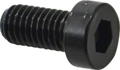 Holo-Krome - M8x1.25 Metric Coarse Hex Socket Drive, Low Socket Cap Screw - Grade 10.9 Alloy Steel, Black Oxide Finish, Fully Threaded, 16mm Length Under Head - Apex Tool & Supply