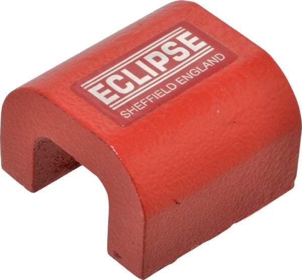 Eclipse - 0 Hole, 2-7/16" Overall Width, 2-3/8" Deep, 1-13/64" High, 76 Lb Average Pull Force, Alnico Power Magnets - 14.28mm Pole Width, 550°C Max Operating Temp, Grade 5 Alnico - Apex Tool & Supply