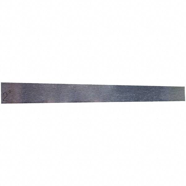 Value Collection - 2° Angle, 3 Inch Long, Angle Block - 55 RC Hardness - Apex Tool & Supply