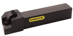 Kennametal - MCGN, Left Hand Cut, 0° Lead Angle, 3/4" Shank Height x 3/4" Shank Width, Negative Rake Indexable Turning Toolholder - 4-1/2" OAL, CN..43. Insert Compatibility, Series Kenloc - Apex Tool & Supply