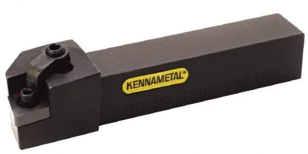 Kennametal - MCGN, Right Hand Cut, 0° Lead Angle, 1" Shank Height x 1" Shank Width, Negative Rake Indexable Turning Toolholder - 5" OAL, CN..43. Insert Compatibility, Series Kenloc - Apex Tool & Supply